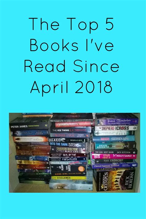 The Top 5 Books I've Read Since April 2018 - My Random Musings