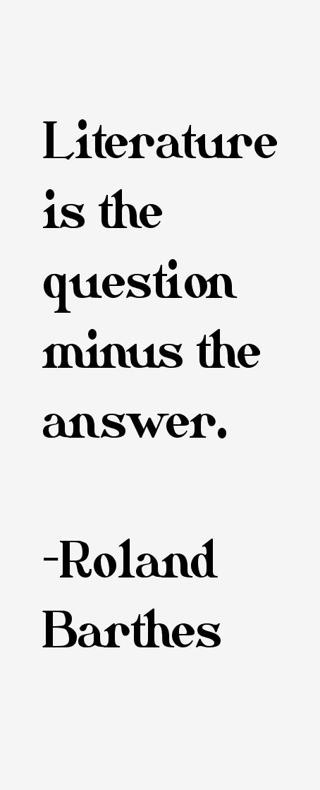 Roland Barthes Quotes & Sayings