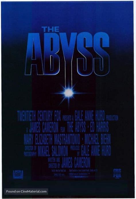 The Abyss (1989) movie poster