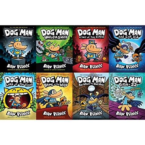 Dog Man Books Series 1-8 [Hardcover] Dav Pilkey – Swagll