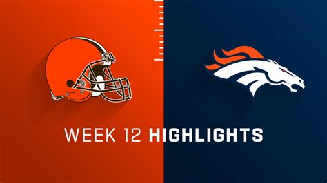 Cleveland Browns vs. Denver Broncos highlights | Week 12