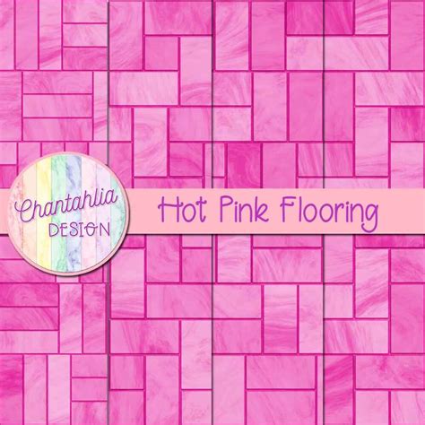 Free Digital Papers featuring Hot Pink Flooring Designs