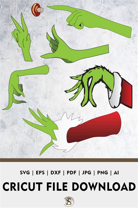 Grinch Hand Svg - The Grinch Svg - Grinch Svg File | Decalcomanie in vinile, Grinch, Grafica ...