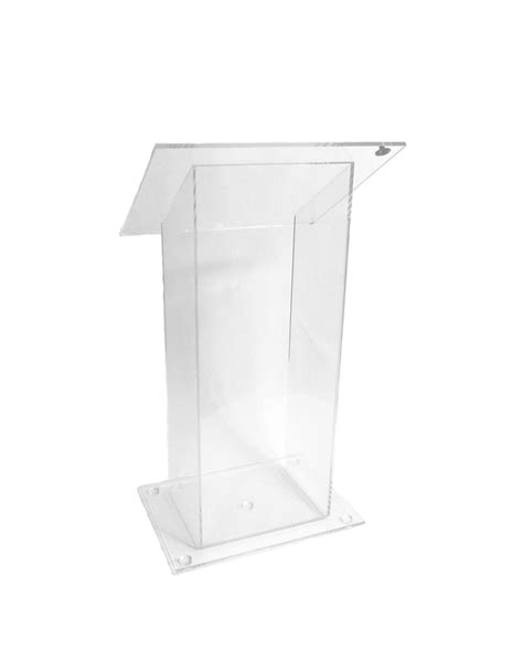 Plexiglass Podium | RSVP Party Rentals - Audio Visual Event Equipment