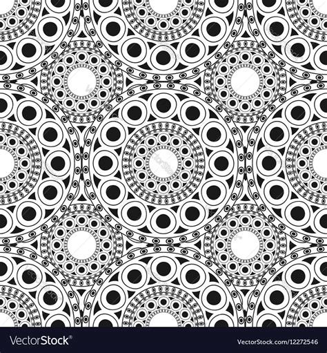 Moroccan Patterns Black And White