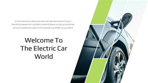 Electric Cars PowerPoint Template | Automobile PPT Slides