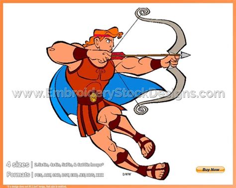 Hercules, Bow, Arrow - Hercules - Disney Movie Characters in 4 sizes ...