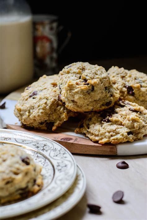 Vegan Rock Cakes (Eggless Chocolate Chip Rock Buns) - Yummy Medley