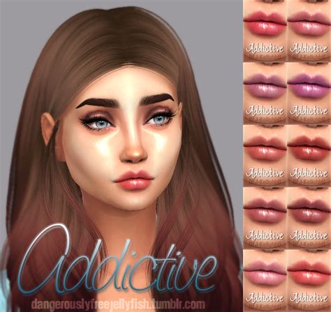 Sims 4 CC's - The Best: Lipstick by dangerouslyfreejellyfish