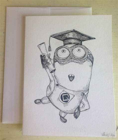 Minion Graduation Card