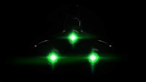 Splinter Cell Night Vision Goggles Black Background Bokeh Green ...