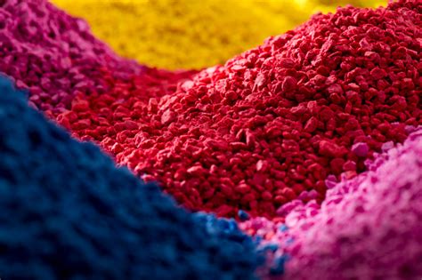 Coloured Polymer Compounds Stock Photo - Download Image Now - iStock