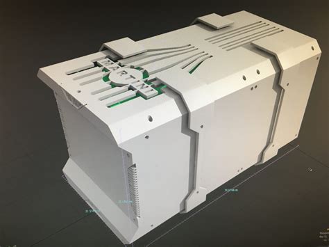 Designing and printing an external GPU enclosure for my laptop. Picture ...