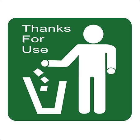 Dustbin Sign Label - Dustbin Sign Label Manufacturer & Supplier, New ...