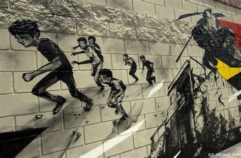 New Gaza Israel conflict mural by Dame | BA Street Art