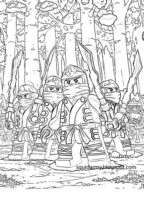 Lego Ninjago Coloring Pages