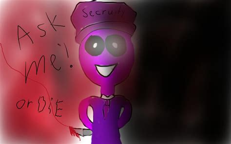 ask purple guy and other security guards by kittycatgirl900 on DeviantArt