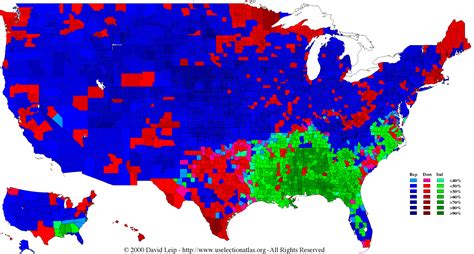 1968 Presidential Election - Election Results by County