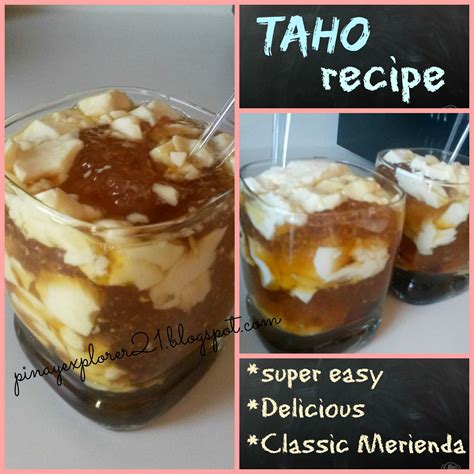 The Sweet Cuisinera: Easy Taho Recipe