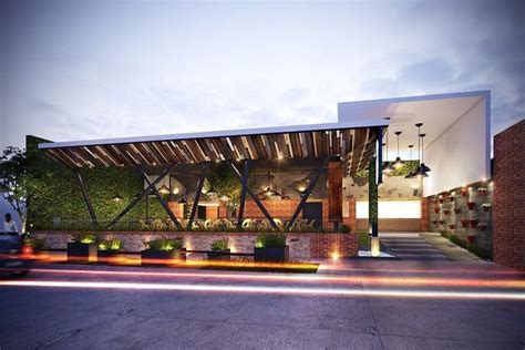 Modern Restaurant Exterior Design – BESTHOMISH