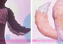 simomo-cc: ~*Wolf Tails*~ 178 Swatches + EA... - Emily CC Finds