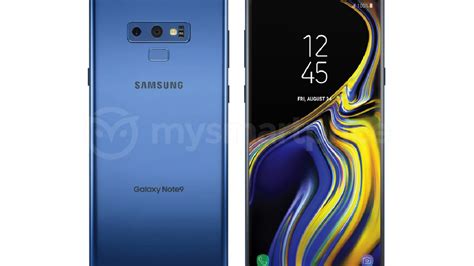 Samsung Galaxy Note 9 in Deep Sea Blue leaks out - PhoneArena