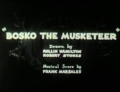 Bosko the Musketeer | Looney Tunes Wiki | Fandom