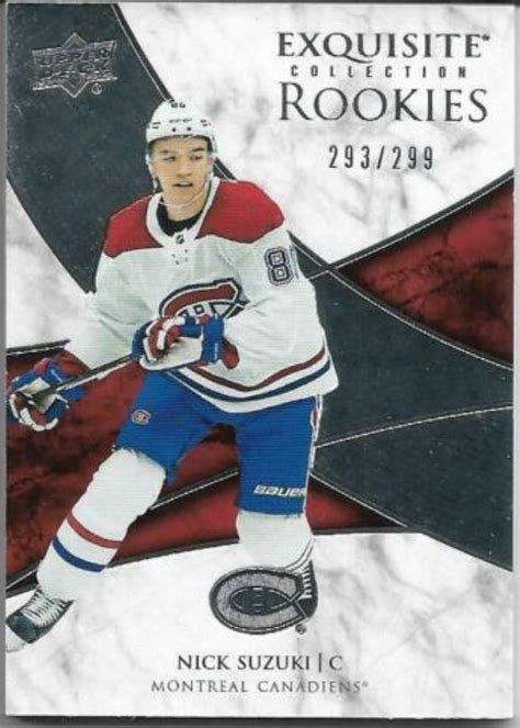 Future Watch: Nick Suzuki Rookie Hockey Cards, Canadiens