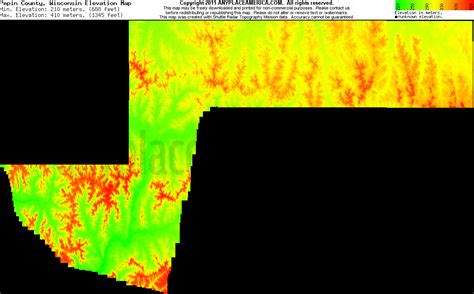 Free Pepin County, Wisconsin Topo Maps & Elevations