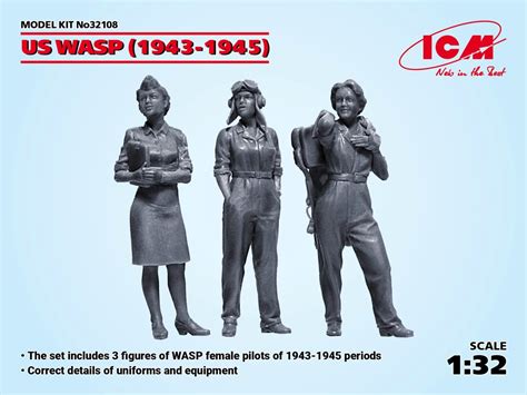 Scalehobbyist.com: US WASP Figures 1943-1945 (3) by ICM Models