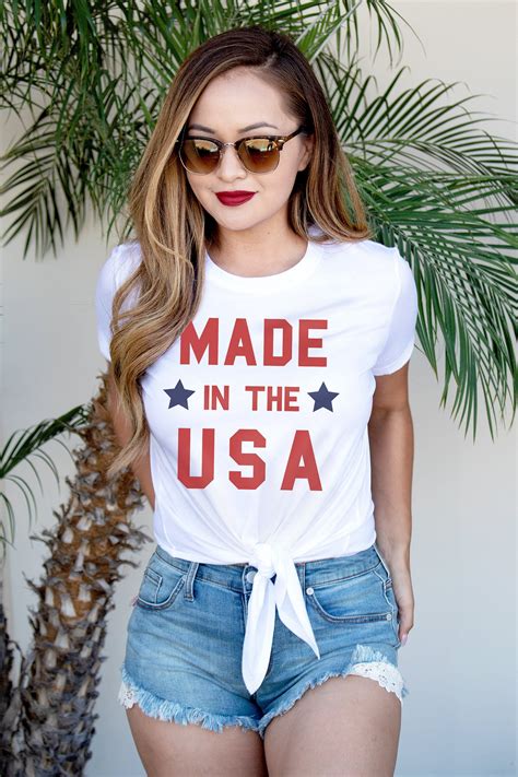 "MADE IN USA" - Pick StyleCelebrate this 4th of July in this Patriotic ...