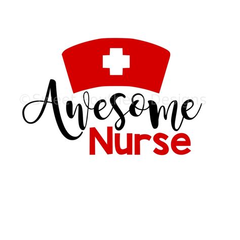 Awesome Nurse SVG instant download design for cricut or | Etsy