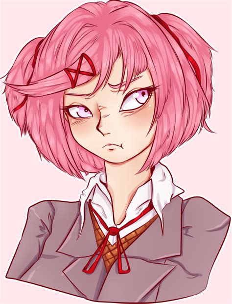 |Fan Art|Ripsuki/Natsuki |DDLC|Gif| by DanuuArtOriginal on DeviantArt