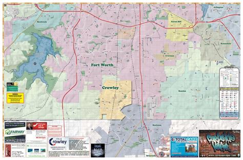 Map Of Crowley, Tx, Texas - Crowley Texas Map | Printable Maps