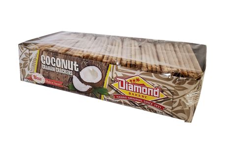 Diamond Bakery Coconut Graham Crackers 9.5 oz | Hawaii