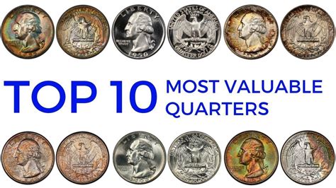 TOP 10 MOST VALUABLE QUARTERS IN CIRCULATION – Rare Washington Quarters in Your Pocket Change ...