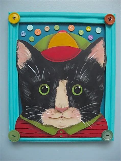 Whimsical Cat Paintings