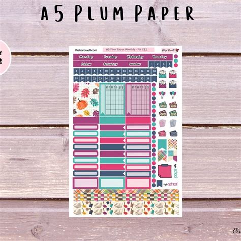 Plum Paper Planner - Etsy