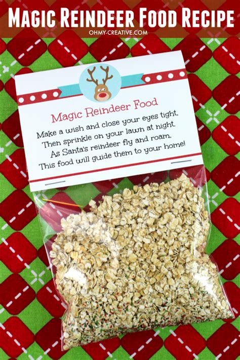 Reindeer Food Free Printable - Printable Word Searches