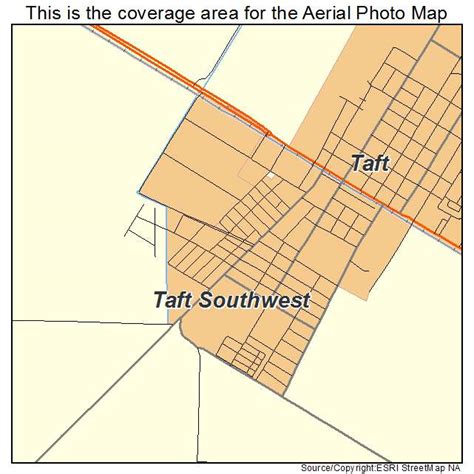 Aerial Photography Map of Taft Southwest, TX Texas