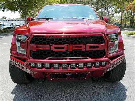 2017 Ford F-150 Svt Raptor Custom Show Truck Crew Cab Ruby Red | Ford trucks, Ford raptor, Ford ...