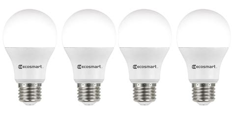 Green Deals: EcoSmart 4-pack 60W A19 Dimmable LED Light Bulbs $6, more - Electrek