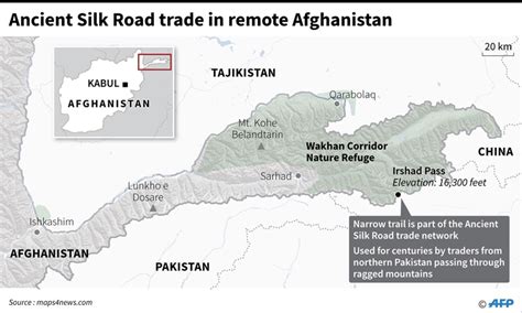 Map Of Wakhan Corridor Afghanistan - Maps of the World