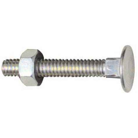 Stanley N280-859 Flat Head Carriage Bolts & Nuts, Zinc Plated, Pack ...