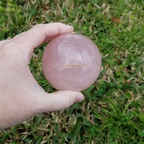 Rose Quartz Sphere, Rose Quartz, Sphere, Rose Quartz, 67 Mm 1 - Etsy