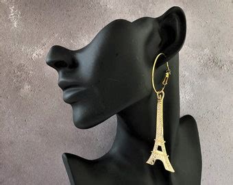 Eiffel Tower Earrings - Etsy