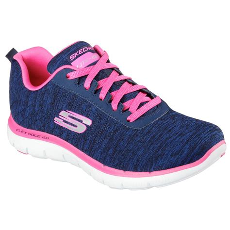 SKECHERS 2016 FLEX APPEAL 2.0 AIR COOLED MEMORY FOAM WOMENS WALKING ...