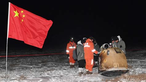 China's moon probe lands back on Earth, reports state media | Tech News