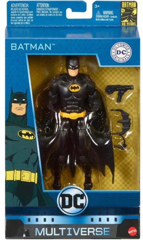 DC Multiverse Batman 80 Years Series Batman Action Figure Mattel Toys ...