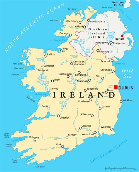 Ireland / Maps, Geography, Facts | Mappr